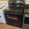 ESTATE BY WHIRLOOOL 30 INCH FREE STANDING SMOOTH ELECTRIC RANGE 4 BURNER CUSTOM BROIL SELF CLEAN TIME BAKE BLACK LOCATED IN OUR PORTLAND OREGON APPLIANCE STORE
