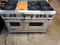 VIKING PROFESSIONAL 48 INCH FREE STANDING DOUBLE OVEN GAS RANGE 6 BURNER WITH CENTER GRIDDLE  AND CUTTING BOARD MANUAL CLEAN OVEN CONVECTION STAINLESS LOCATED IN OUR PORTLAND OREGON APPLIANCE STORE