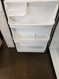FRIGIDAIRE GALLERY SERIES 18 CUBIC FOOT REFRIGERATOR TOP FREEZER AUTOMATIC DEFROST FULL WIDTH ADJUSTABLE GLASS SHELVES 1  DELI DRAWER AND 2 CRISPER DRAWERS WIRE SHELF IN FREEZER STAINLESS LOCATED IN OIR PORTLAND OREGON APPLIANCE STORE