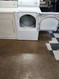 MAYTAG DEPENDABLE CARE ELECTRIC  DRYER 6 CYCLE AUTO DRY CONTROL 4 TEMPERATURE  LARGE SWING OPEN DOOR  WHITE LOCATED IN OUR PORTLAND OREGON APPLIANCE STORE
