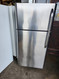 FRIGIDAIRE 18 CUBIC FOOT REFRIGERATOR TOP FREEZER AUTOMATIC DEFROST FULL WIDTH GLASS SHELVES 1 DELI PAN 2 CRISPER DRAWERS 1 WIRE IN FREEZER STAINLESS LOCATED IN OUR PORTLAND OREGON APPLIANCE STORE