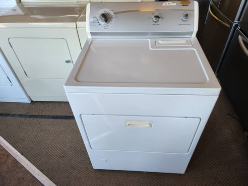 KENMORE PROPANE GAS DEYER 4 TEMPERATURE 3 CYCLE AUTO DRY TIME DRY PLUS AIR DRY?á TOP FILTER PULL DOWN HAMPER DOOR WHITE LOCATED IN OUR PORTLAND OREGON APPLIANCE STORE SKU 16835