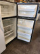 FRIGIDAIRE 18 CUBIC FOOT REFRIGERATOR FULL WIDTH GLASS SHELVES 2 HUMIDITY CONTROLLED CRISPER DRAWERS WIRE SHELF IN FREEZER STAINLESS LOCATED IN OUR PORTLAND OREGON APPLIANCE STORE SKU 17091