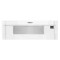 Whirlpool 1.1 cu. ft. Low Profile Microwave Hood Combination 1,000-watt cooking power 10 power levels WHITE NEW IN BOX LOICATED IN OUR PORTLAND OREGON APPLIANCE STORE SKU 17407