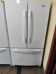 Whirlpool Gold GX5FHDXVQ 24.8 cu. ft. French Door Refrigerator with SpillProof Shelves, Factory Installed IceMaker and Automatic Defrost: White