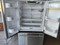 JENN-AIR 20 CUBIC FOOT COUNTER DEPTH FRENCH DOOR REFRIGERATOR WITH INTERNAL WATER DISPENSER AND ICE MAKER GLASS SHELVES LARGE DELI DRAWER AND 2 CRISPER DRAWERS STAINLESS LOCATED IN OUR PORTLAND OREGON APPLIANCE STORE SKU 17598