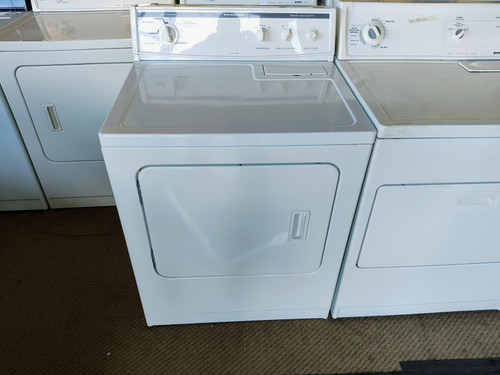 KITCHENAID  HEAVY DUTY SUPER CAPACITY PLUS  7 CYCLE 4 TEMPERATURE ELECTRIC DRYER TOP FILTER LARGE SWING OPEN DOOR WHITE LOCATED IN OUR PORTLAND OREGON APPLIANCE STORE SKU 17653