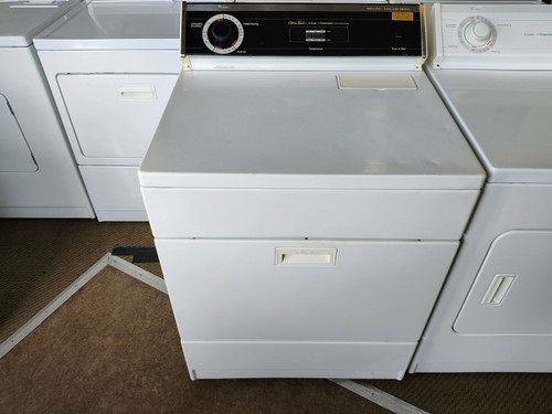 WHIRLPOOL HEAVY DUTY EXTRA LARGE CAPACITY 6 CYCLE 4 TEMPERATURE ELECTRIC DRYER TOP FILTER PULL DOWN DOOR WHITE LOCATED IN OUR PORTLAND OREGON APPLIANCE STORE SKU 17661