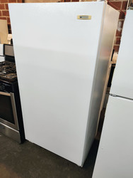 WESTINGHOUSE 17 CUBIC FOOT UPRIGHT FREEZER MANUAL DEFROST 3 COOLING SHELVES 5 STORAGE IN DOOR WHITE LOCATED IN OUR PORTLAND OREGON APPLIANCE STORE SKU 17761
