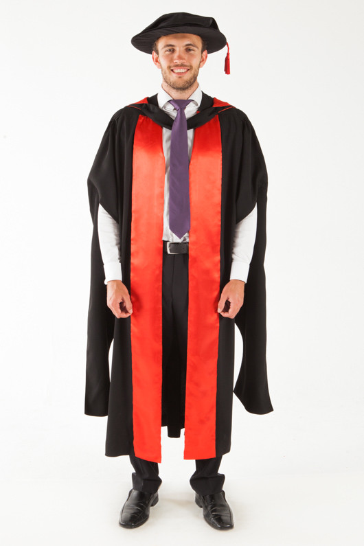 QUT Doctor Graduation Gown Set PhD GownTown QUT Doctor Graduation Gown Set PhD GownTown