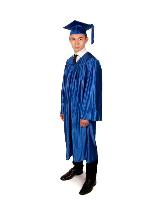 what to wear with blue graduation gown
