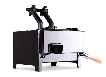 Whisper Benny Gas Forge door closed