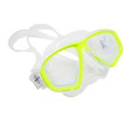 Scuba Yellow Dive Mask FARSIGHTED Prescription RX 1/3 Optical Lenses