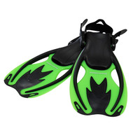 Snorkel Master Kids Green/Black Swimming Snorkeling Fins