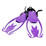 Snorkel Master Kids Purple/White Swimming Snorkeling Fins