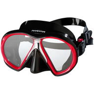 Atomic SubFrame Mask, Medium Fit, Black/Red