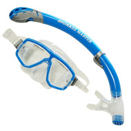 Snorkel Master Snorkeling Adult Mask & Semi-Dry Snorkel Combo
