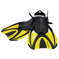 Snorkel Master Adult Yellow Swimming Snorkeling Fins