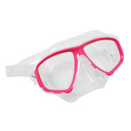 Scuba Clear/Pink Dive Mask FARSIGHTED Prescription RX 1/3 Optical Lenses
