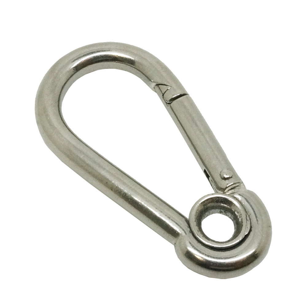 Stainless Steel Swivel Eye Snap Hook Marine Clip Size #1 3-5/16" x 1-1/8" 