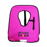 Scuba Diving Snorkeling Adult Purple Snorkel Vest w/ Name Box, Size Large