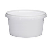 BLEMISHED White Ink Mixing Container - Pint Size - Snap Lock Lid