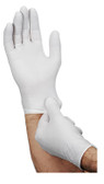 5 Mil White Nitrile Gloves - 100 pack box