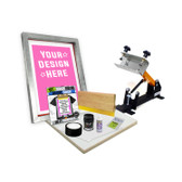 Custom DIY Shocker© 101 Screen Printing Kit with Pre-burned Screen