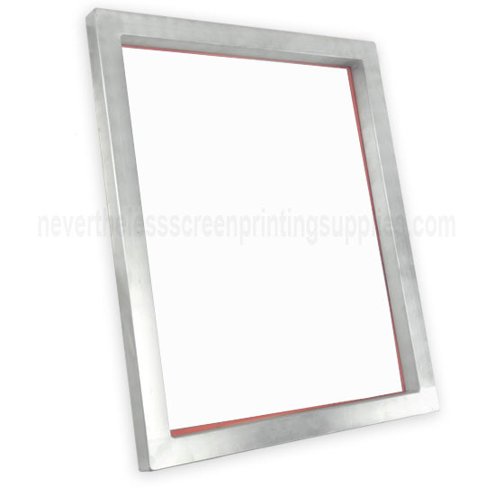 20 x 24 Inch Pre-Stretched Aluminum Silk Screen Printing Frames with 110  White Mesh (2 Pack Screens)