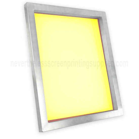 20"x24" 380 Yellow Hi Tension Mesh Professional Aluminum Screen Printing Frame 