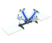 4 color 2 station tabletop screen printing press - Springer Deluxe