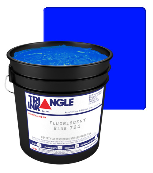 Triangle Plastisol Ink - Fluorescent Blue