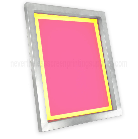 8.5" x 14"Aluminum Screen Printing Screens With 305 Yellow mesh count 