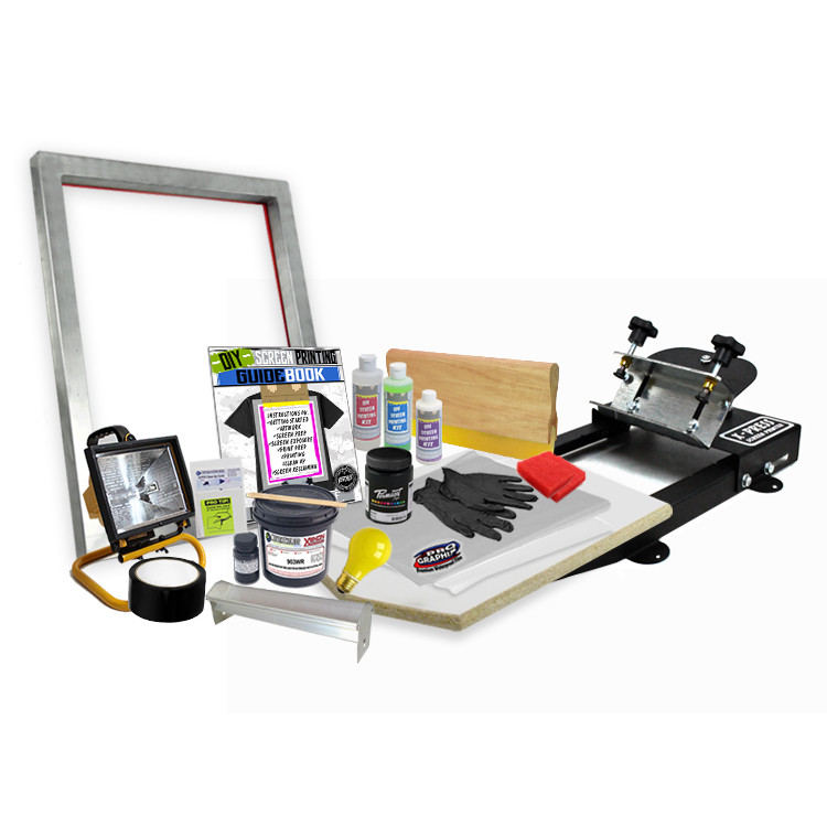 Marabu Screen Printing Kit Set - Screen Print Kit with Reusable Wooden  Frame, 1 Screen Printing Squeegee, and 3 x 100ml Ink - Silk Screen Printing  Kit for Beginners - Yahoo Shopping