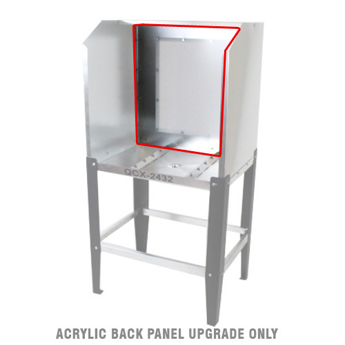 Quick Clean Qcx-2432 Econo Washout Booth With Acrylic Back Panel
