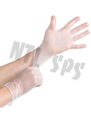 3.5 Mil Clear Econo Vinyl Gloves - 100 pack box