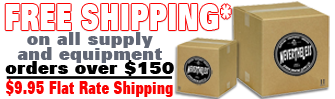 Free Shipping on All Supply & Equipment Orders Over $125