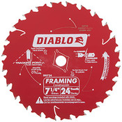 Diablo D0724X 7-1/4" x 24 Tooth Framing Saw Blade
