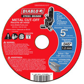 Diablo DBDS50045101F 5" Type 1 Steel Demon™ Metal Cut-Off Disc