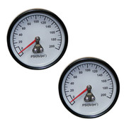 DeWalt/Porter Cable Air Compressor 2 Pack 200PSI Gauge .125 NPT - Z-D27212-2PK