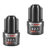 Bosch BAT414 2 Pack 12-Volt Max Battery - BAT414-2PK
