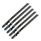 Bosch 5 Pack of Genuine 4-Inch 6 TPI T-Shank Jig Saw Blades - T101B-5PK