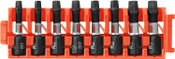 Bosch Genuine 8 pc. Impact Tough Square 1" Insert Bits with Clip for Custom Case System - CCSSQV108