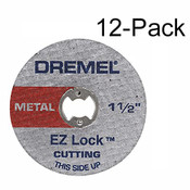 Dremel Genuine EZ Lock Cut-Off Wheel Bulk Pack (12 Pcs.) - EZ456B-01