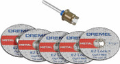 Dremel Genuine 1-1/2" (3.2 mm) EZ Lock Cut-Off Wheel Starter Kit - EZ406-02