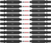 Bosch Genuine 10 pc. Impact Tough 3.5" Torx -25 Double-Ended Bits - ITDET2535B