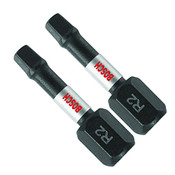 Bosch Genuine 2 pc. Impact Tough 1" Square -2 Insert Bits - ITSQ2102
