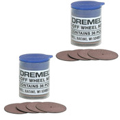 Dremel Genuine OEM Replacement 15/16" Cutting Wheels, 72 Pieces - 409-2PK
