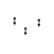 Dewalt Genuine OEM Mounting Hardawre for DXPW3123 Pressure Washer - 5170055-47