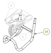 Dewalt Genuine OEM Frame for DXPW3123 Pressure Washer - 5170055-48